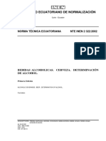 Instituto Ecuatoriano de Normalización: Norma Técnica Ecuatoriana Nte Inen 2 322:2002