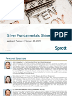 Silver Fundamentals Shine Bright: Webcast: Tuesday, February 23, 2021