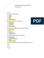 Banco de Preguntas Sobre Carcinoma de Prostata - Elmer Alejandro Campos Cueva