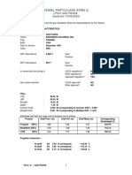 LPG/C Gas Pasha (Updated 15/09/2020) : Vessel Particulars (Form C)