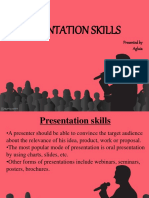 Presentation Skills: Presented by Aglaia