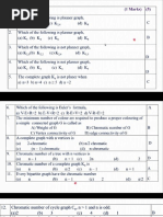 DM Unit 4 MCQ