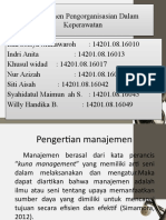 Memejemen Pengorganisasian Dalam Keperawatan