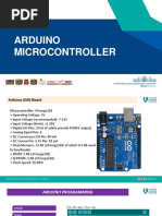 Arduino Microcontroller Programming