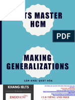 (Khangielts) Making Generalizations