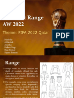 FIFA 2022 Qatar Garment Range Plan