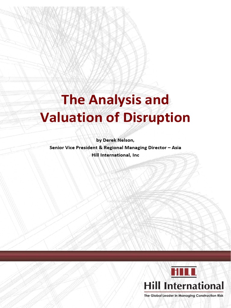 Disruption Analysis in Construction Projects | PDF | Damages | Causality