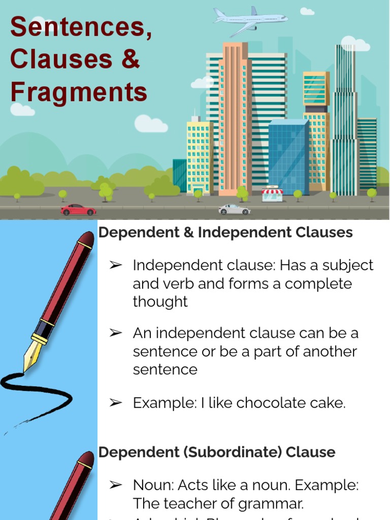 Independent and Dependent Clauses Explained | PDF | Language Arts ...