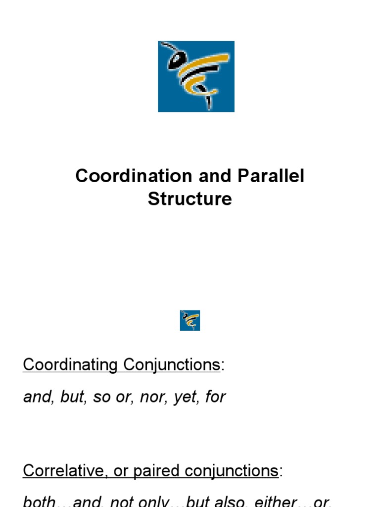 Coordination and Parallel Structure | PDF | Comma | Astronauts