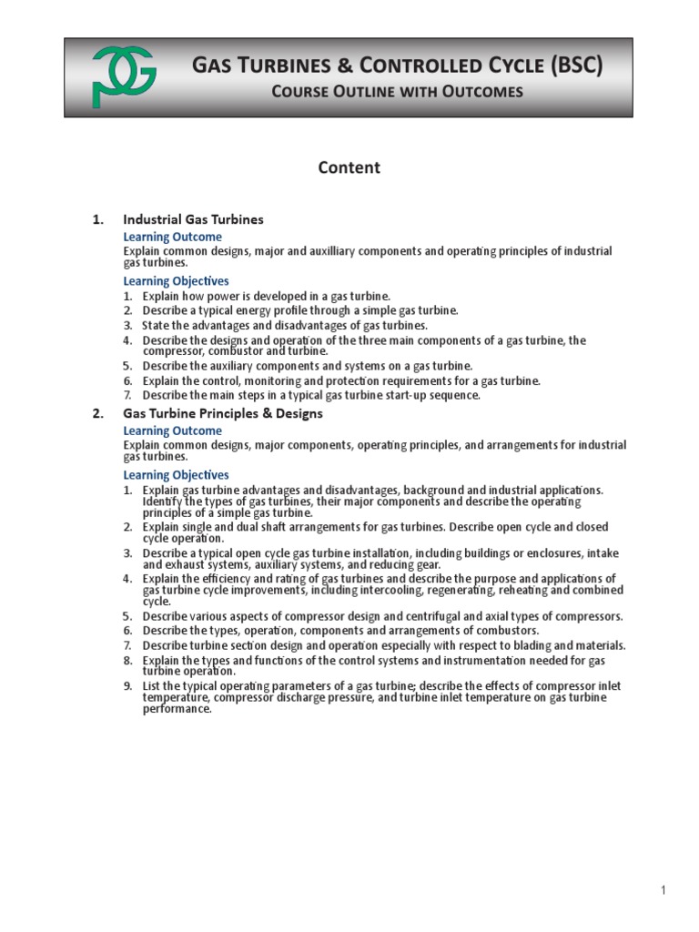Industrial Gas Turbine Design & Operation | PDF | Gas Turbine ...