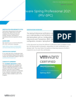 VMW PIV SPC Certification Preparation Guide 2021