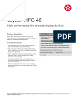 Glytex HFC 46: High Performance Fire Resistant Hydraulic Fluid