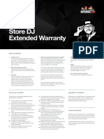 Store DJ Extended Warranty: What Is Covered?