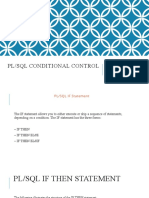 Lecture-17 PLSQL CONDITIONAL CONTROL