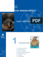 Tecnología Mineralúrgica. Introducción