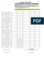 Jadwal PTS Semester Ganjil