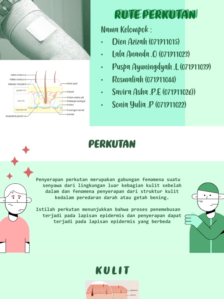 Rute Penyerapan Perkutan Obat | PDF