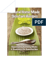 Natural Homemade Skincare Recipes