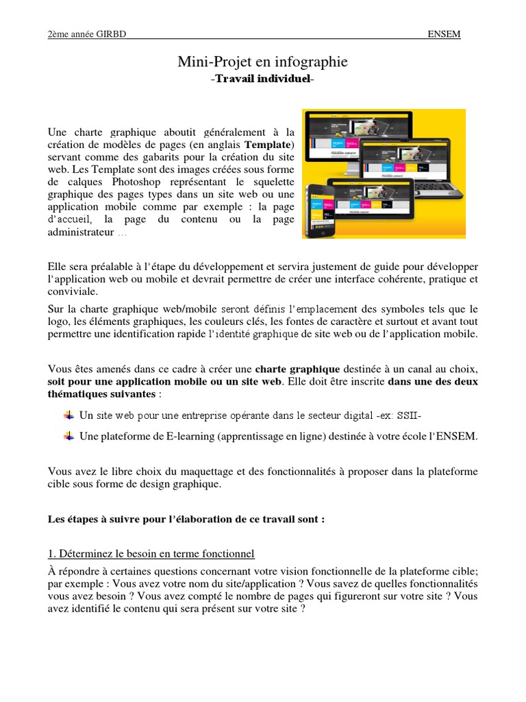 Charte graphique pour projet web | PDF | Application | Internet