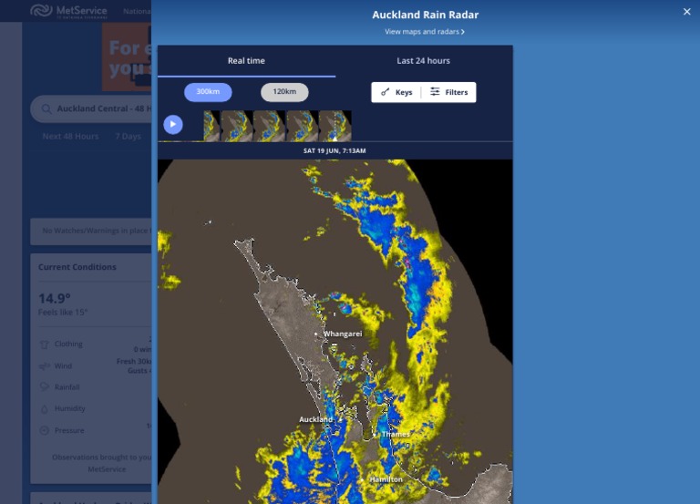 Auckland Central Weather Update | PDF | Weather Forecasting | Rain