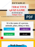 Interactive Quiz Game