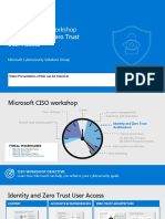 Microsoft CISO Workshop: 3 - Identity and Zero Trust User Access