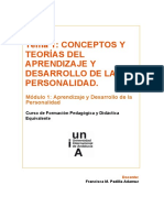 Materiales de Estudio MC 01 Aprendizaje y Desarrollo de La Personalidad