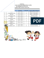 Jadwal Pts Kelas 3