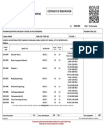 Certificate of Registration: Perante, Patrick Kyle Ammuyutan