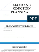 Demand and Production Planning