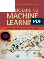 Understanding Machine Learning