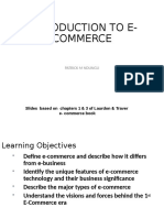 Introduction To E-Commerce: Patrick M Ndungu