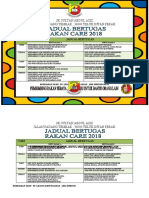 Jadual Bertugas Rakan Care