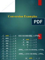 Conversion Examples