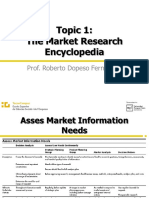 Topic 1 Market Research Encyclopedia