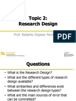 Topic 2 Research Design