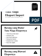 Tata Niaga Ekspor Impor