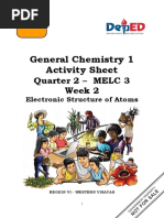 General Chemistry 1 Activity Sheet: Quarter 2 - MELC 3 Week 2