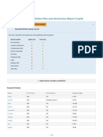 URL Fuzzer - Discover Hidden Files and Directories Report (Light)