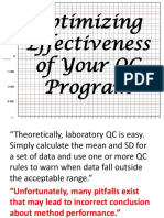 2.5 - Optimizing Effectiveness of Your QC Program
