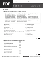 Skills Test 6: Standard