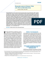 Acute Hyperglycemia in Patients With Acute Myocardial Infarction