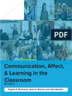 Communication, Affect, & Learning in The Classroom - 2020