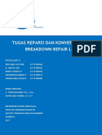 Tugas Reparsi Dan Konversi Kapal Breakdown Repair List: Kelompok 2