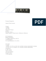 Powerone, Power Supply 48V Rectifier Module (Aspiro XR08.48)