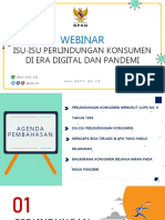 Webinar: Isu-Isu Perlindungan Konsumen Di Era Digital Dan Pandemi