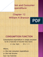 Consumption and Consumer Expenditure William H.Branson