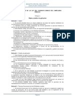 1 Real Decreto Legislativo 5 - 2015, de 30 de Octubre, Por El Que Se Aprueba El Texto Refundido de La Ley Del Estatuto Básico Del Empleado Público