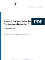 Notes: A New in Camera Review Requirement For Summons Proceedings?