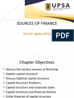 7SOGSS FM LECTURE 7 Sources of Finance 1